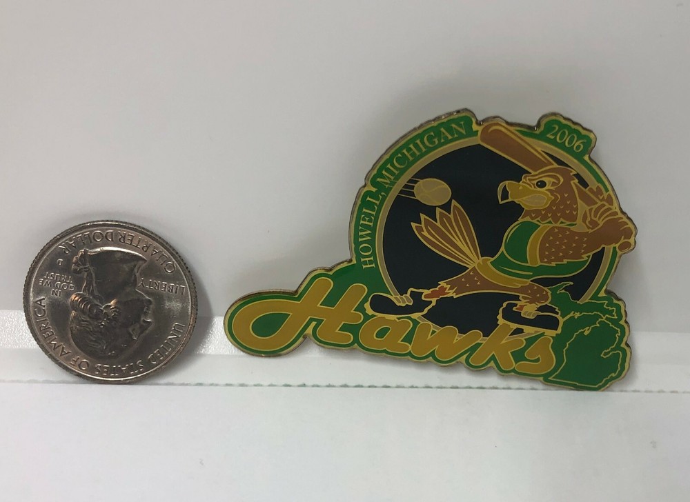 2006 Howell Michigan Hawks Baseball Pin