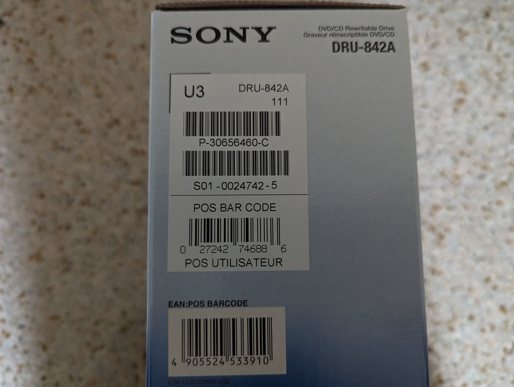 Sony DRU-842A Drive New