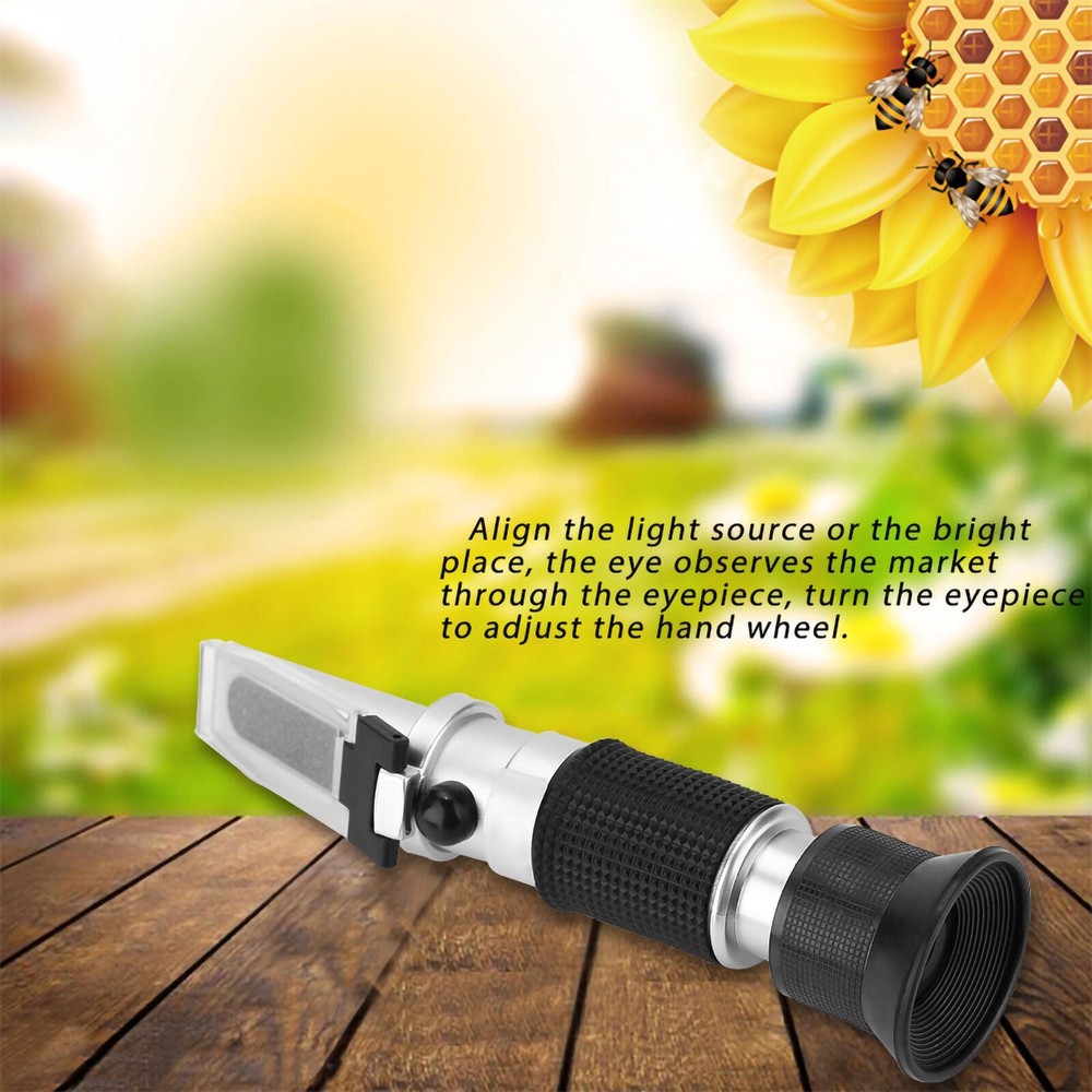 Portable Bee Tools Honey Refractometer 58-90% (sugar content) Honey