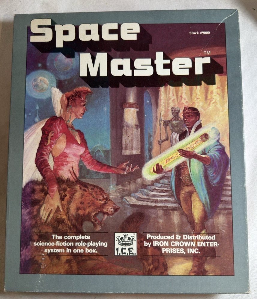 Space Master RPG Core Box Set COMPLETE & UNCUT - I.C.E. Iron Crown #9000