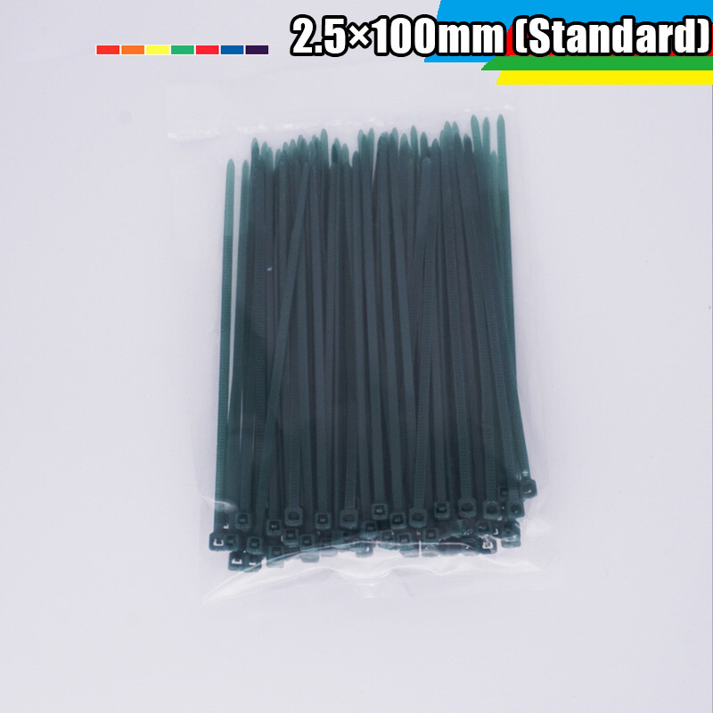 Colorful Wire Cable Zip Ties Wraps Small Nylon Plastic 2.5mm 3.6mm Width Strong