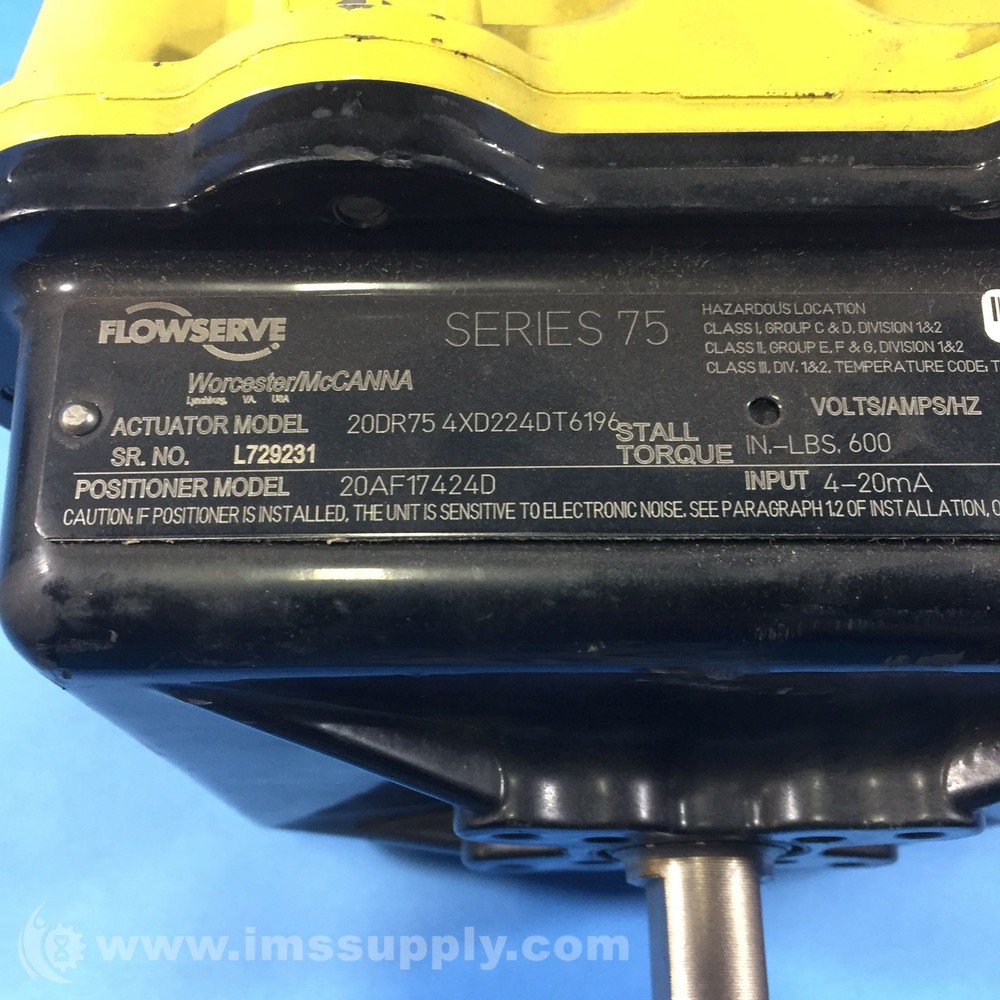 Flowserve 20DR75 Electric Actuator FNIP