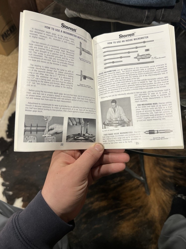 Starrett Tools and Rules for Precision Measuring Booklet