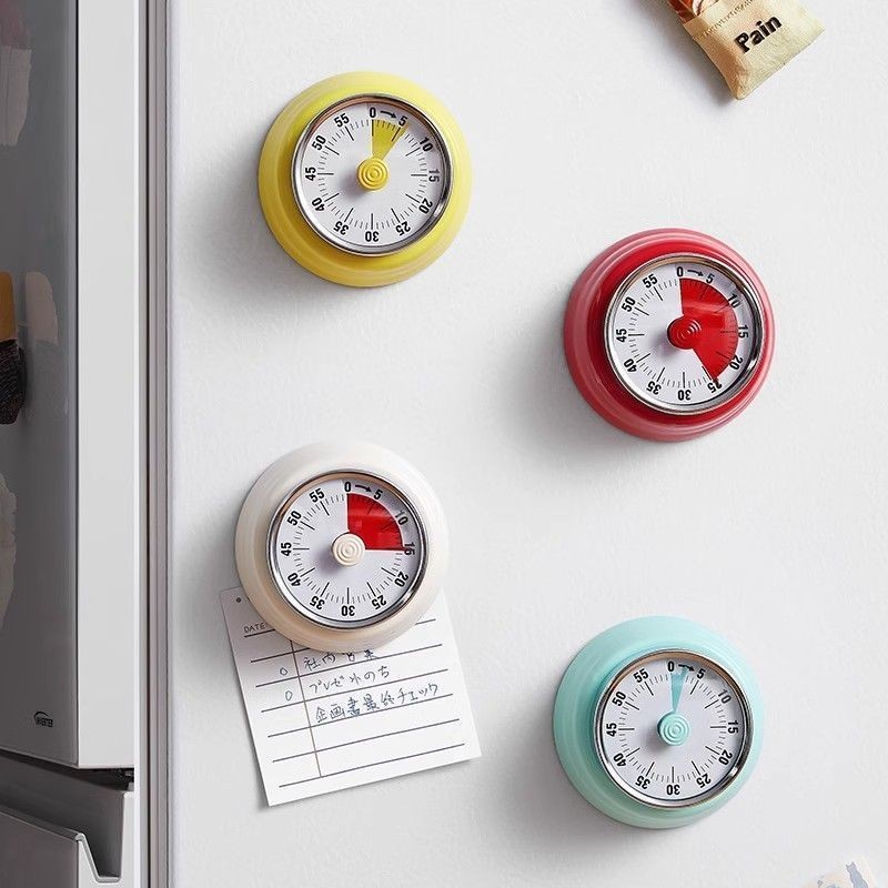 Mechanical timer kitchen cooking timer reminder countdown magnetic attraction