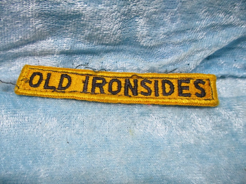 Old Ironsides Military Tab Patch