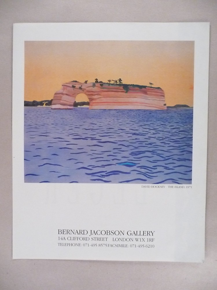 David Hockney MAGAZINE AD - 1990