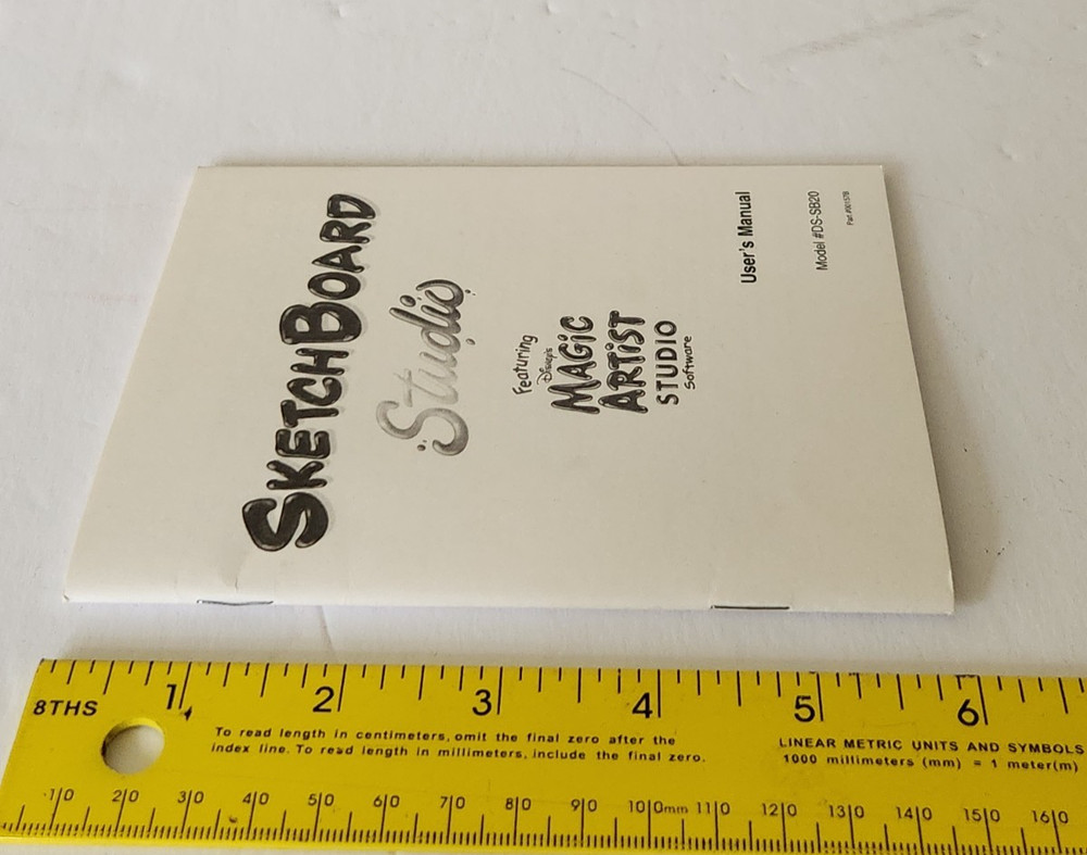 2000 SKETCH BOARD Magic Artist Studio Software USER'S MANUAL Model #DS-SB20