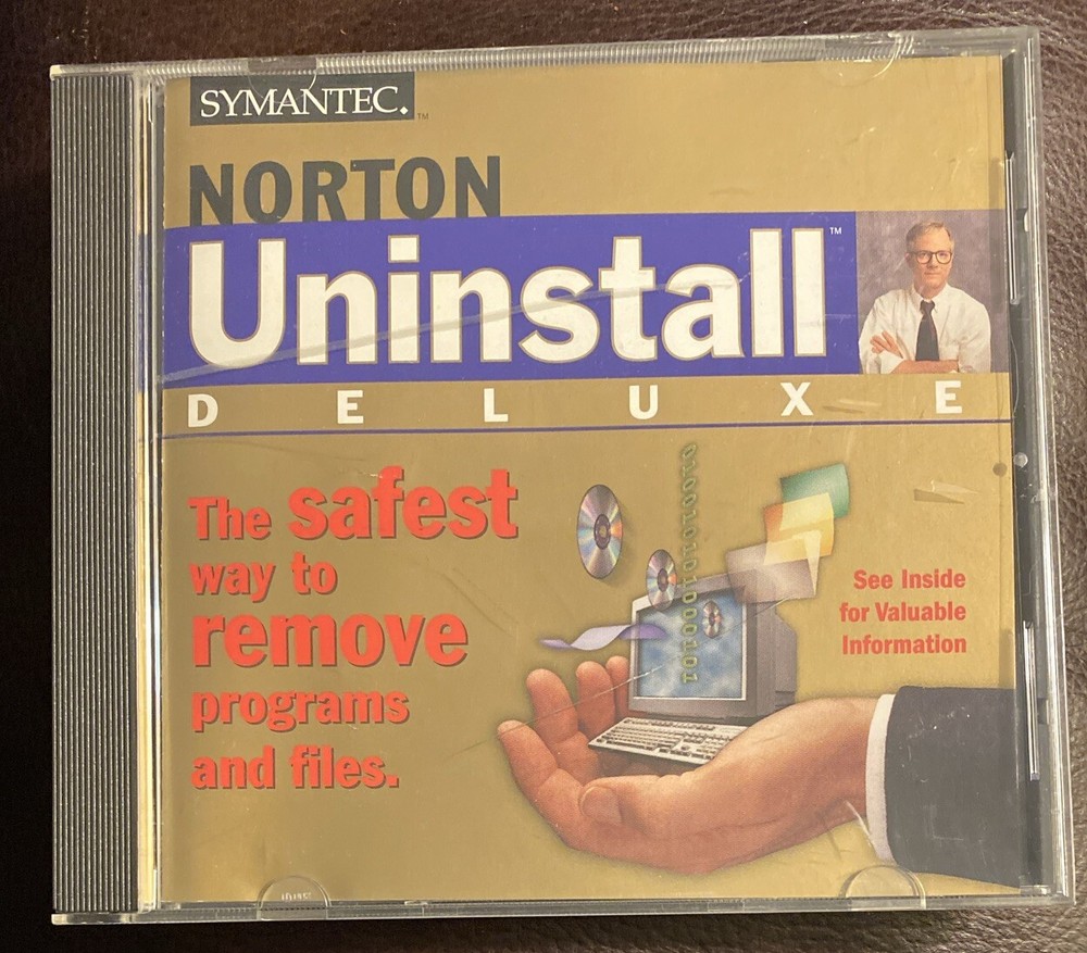 1997 Norton Uninstall Deluxe by Symantec Windows PC CD-ROM