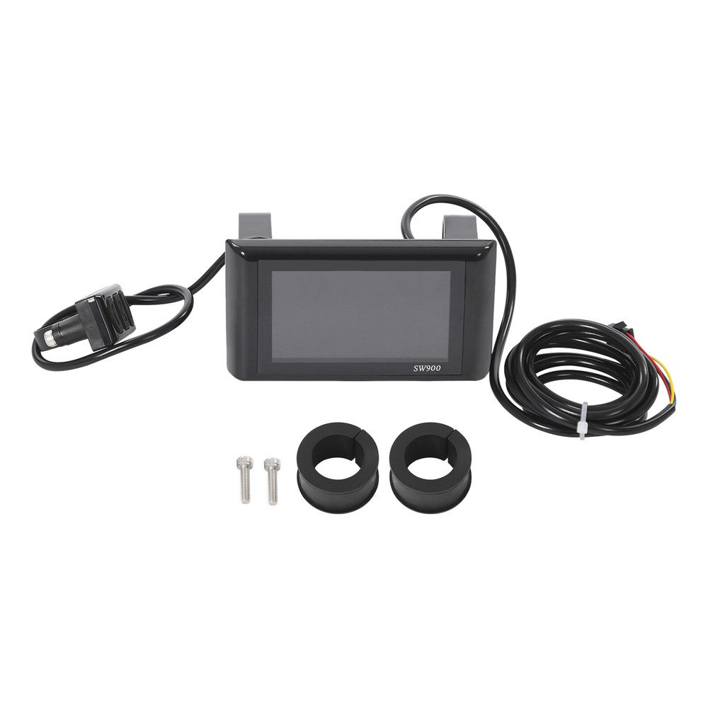 LCD Display Electric Bicycle Display Screen E-Bike Multicolor Screen Rectangle