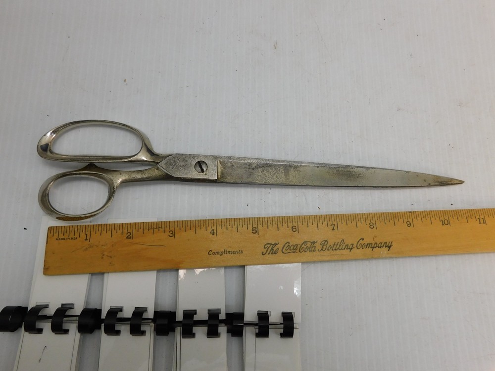 Vintage Heckels 12" Scissors, sewing scissors