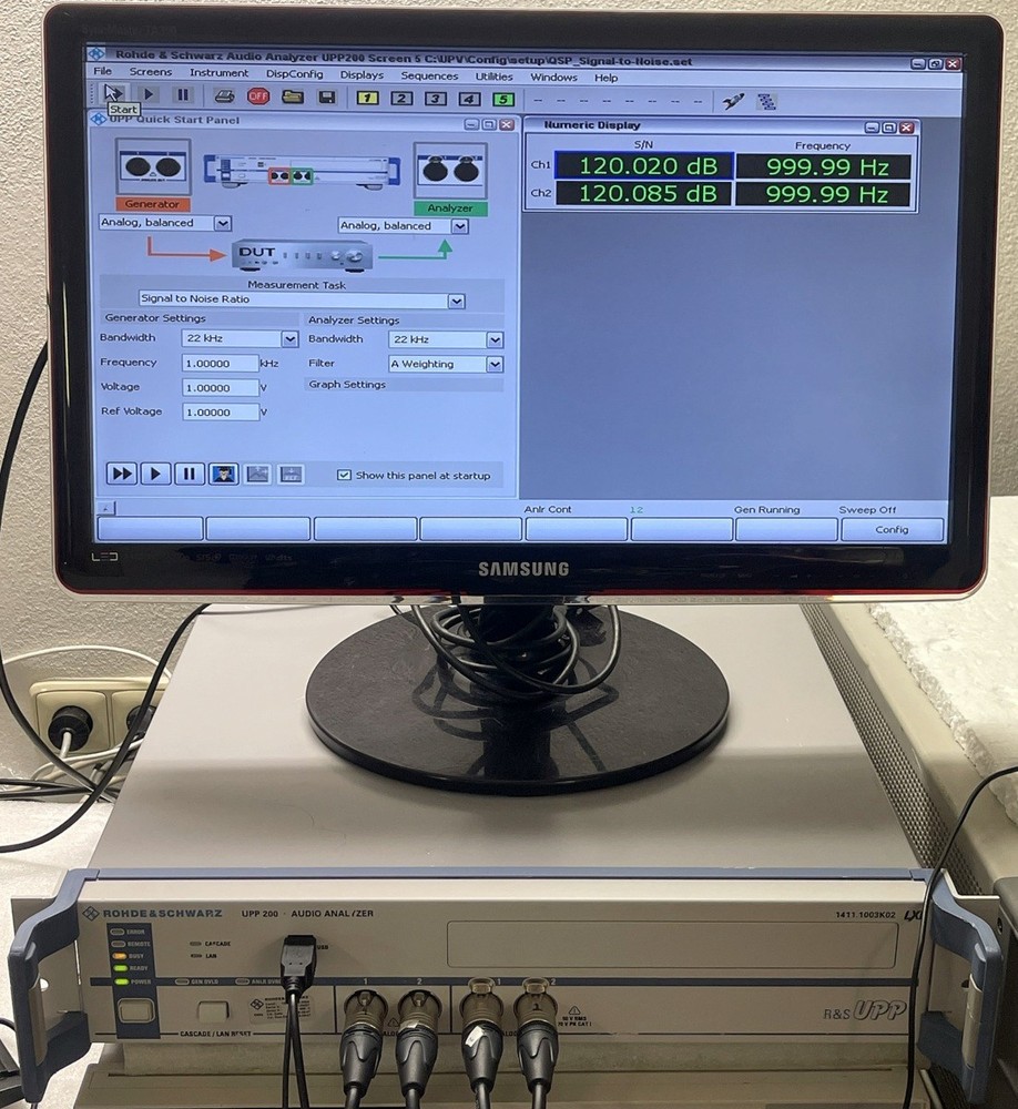 Rohde & Schwarz UPP200, audio analyzer