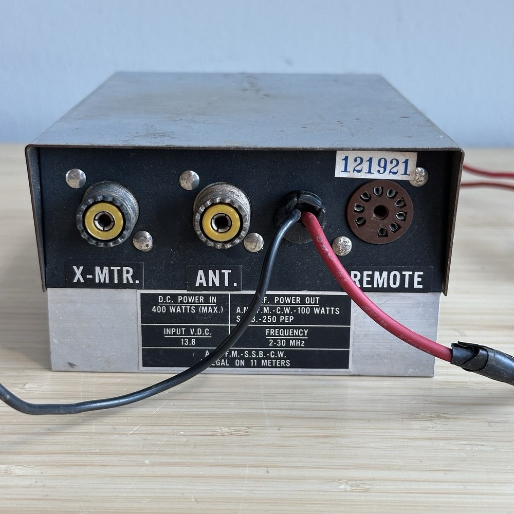 Vintage Rare Tornado 100 HF Linear Amplifier - Untested