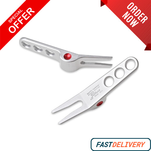 Scotty Cameron Red Dot Pivot / Divot Tool - Silver