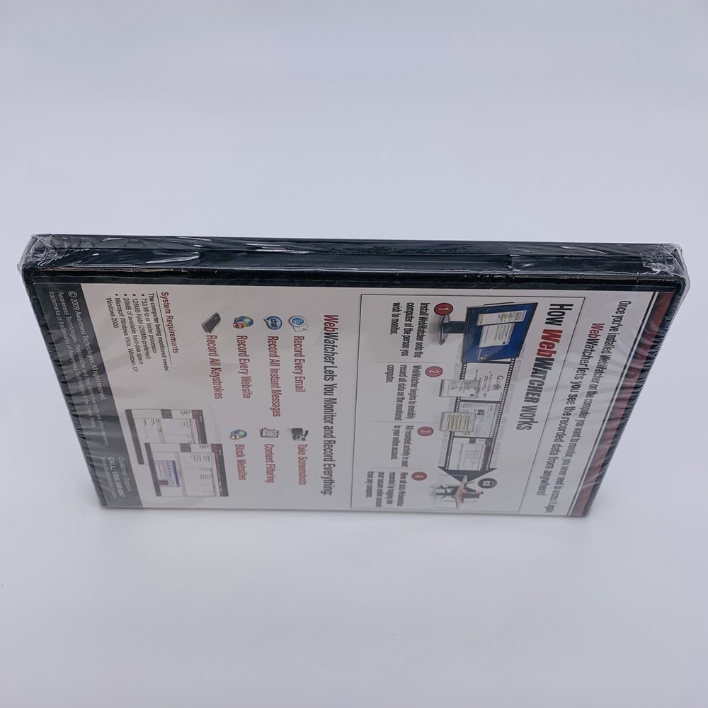 Web Watcher Computer Monitoring Software, 2009 Microsoft Windows Vista XP 2000