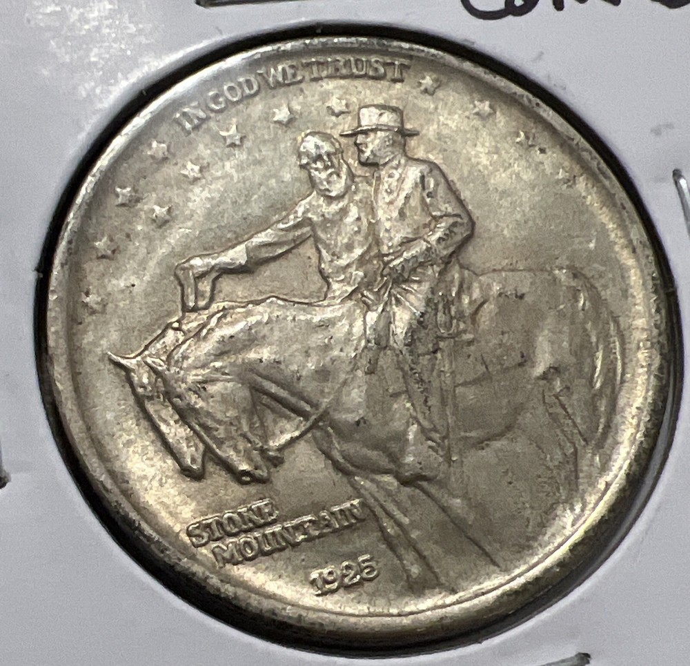 1925 SILVER STONE MOUNTAIN COMMEMORATIVE HALF DOLLAR
