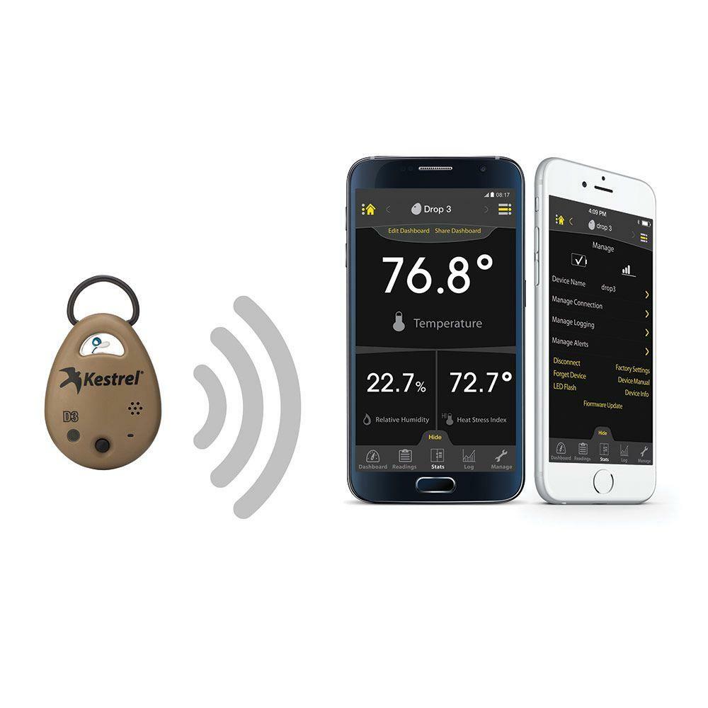 Kestrel DROP D3 Bluetooth Data Logger - Temperature | Humidity | Pressure