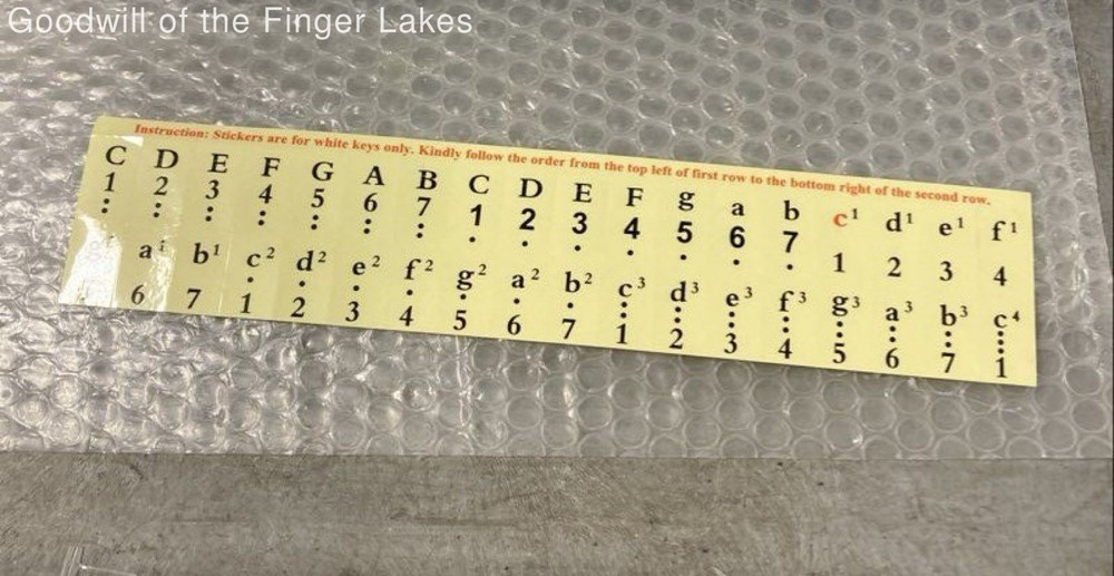 Unbranded 61Keys Electronic Keyboard Powers ON