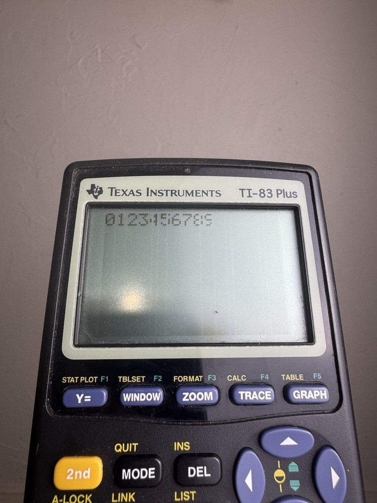 Ti-83 Plus Calculator Read Description