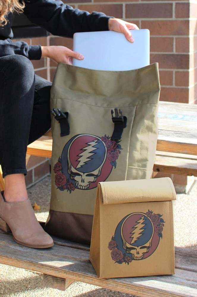 Grateful Dead Canvas Backpack - Steal Your Face Logo