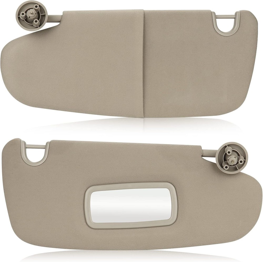 Left & Right Sun Visor for 2002-2009 Dodge Ram 1500 2500 3500, Driver & Passenge