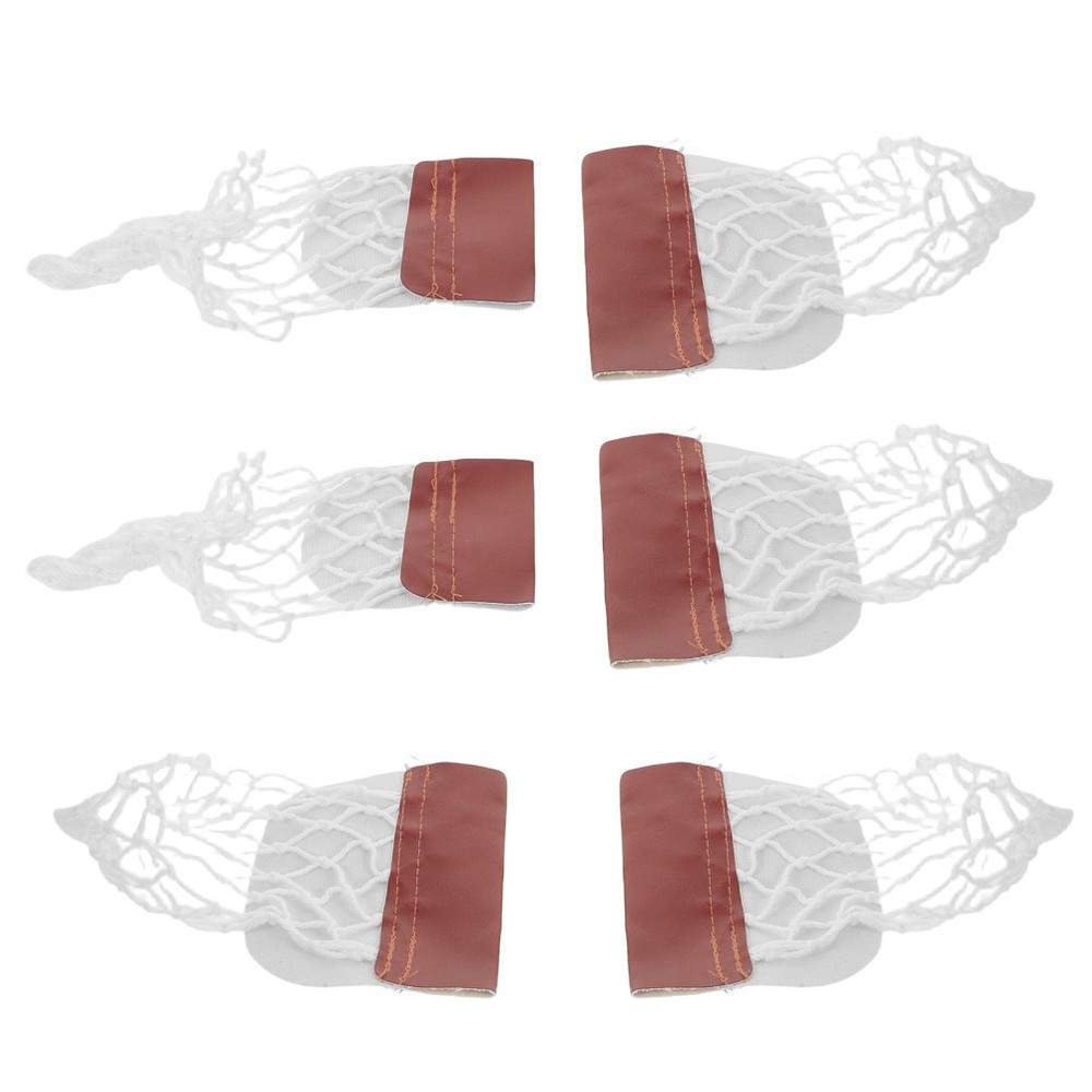 6 Pcs Pool Table Replacement Mesh Bag Net Billiard Liners Set Accessory