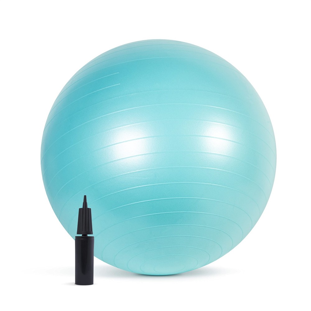 Fitness Stability Ball Exercise Ball, 65cm, Teal