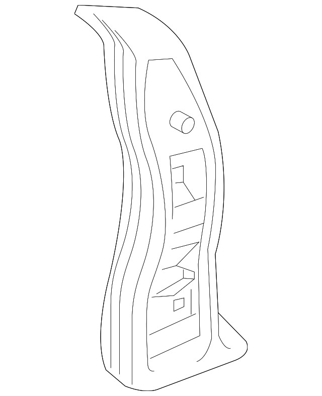 Genuine GM Passenger Side Quarter Inner Panel Brace 23440679