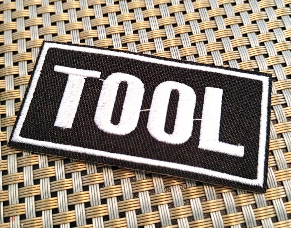 Tool (band) small rectangular Embroidered Patch Iron-On Sew-On US shipping