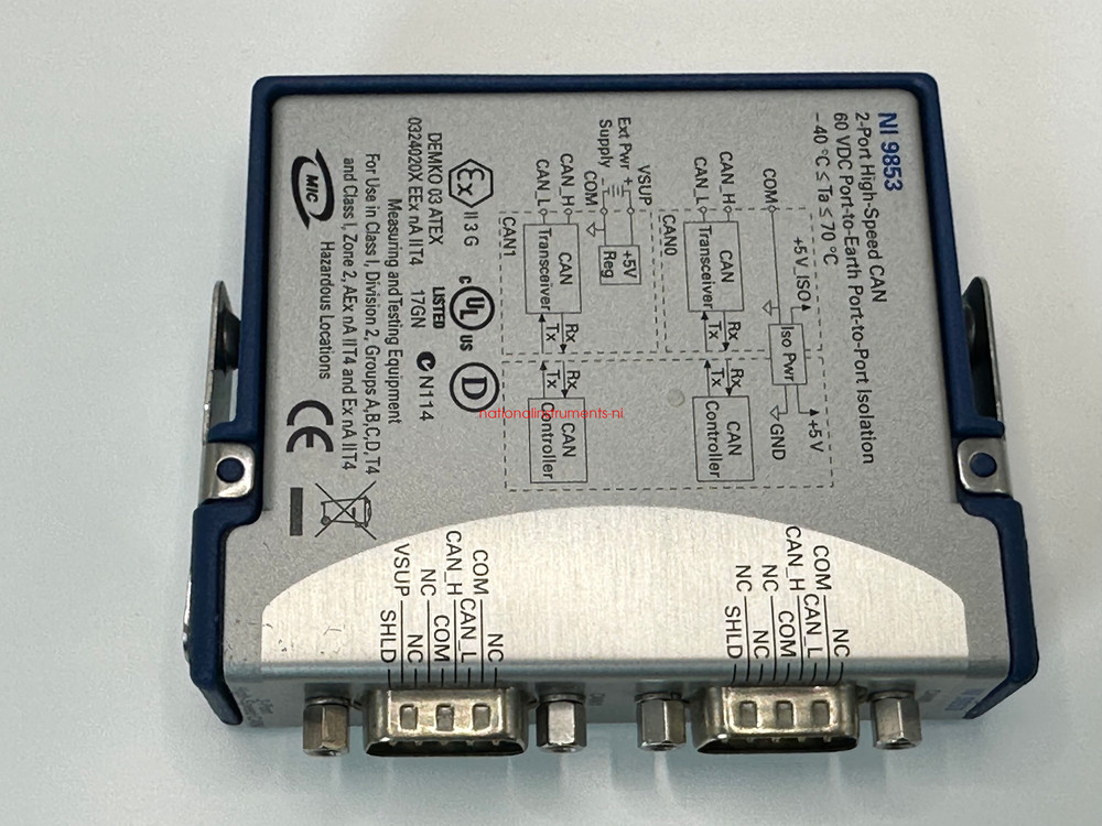 NI 9853 2-Port High-Speed CAN Interface Module Working Pull Test passed spot