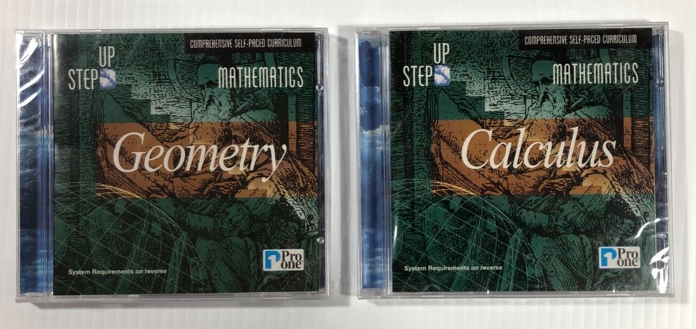 Step Up Geometry and Calculus 2 CD-ROM comprehensive self-paced curriculum NEW