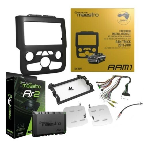 Maestro KITRAM1 Dash Kit + ADS- MRR2 Universal Radio Replacement & SWC Interface