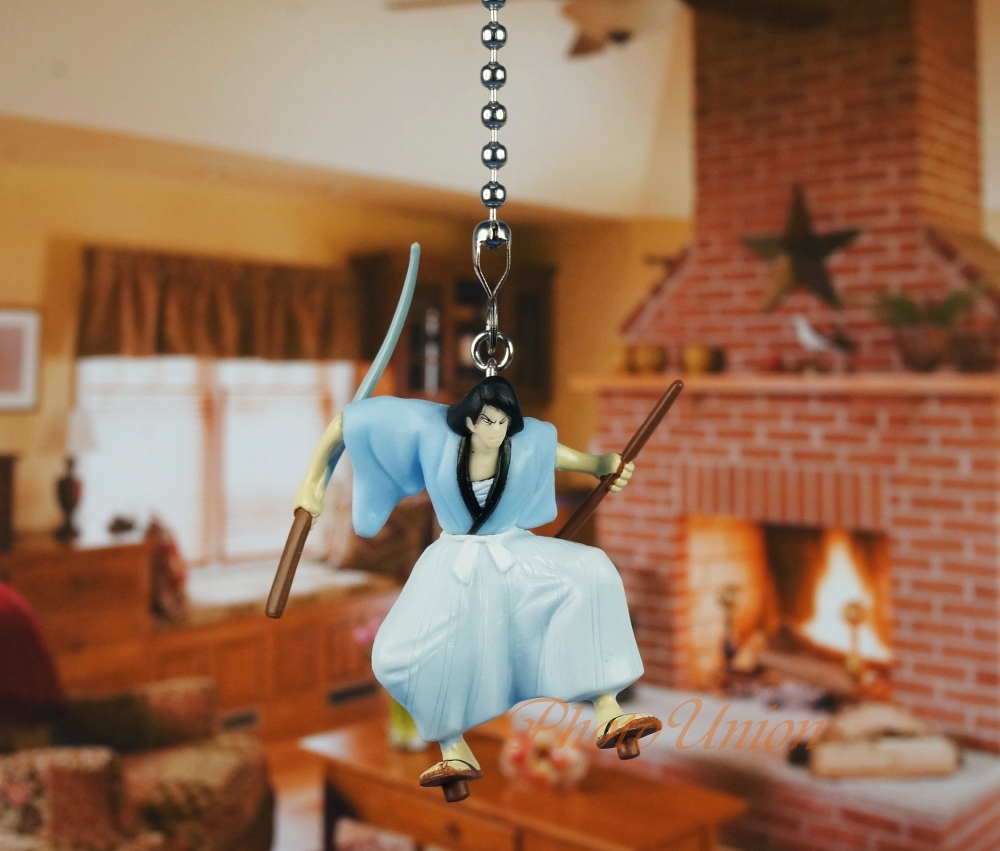 Lupin the Third 3rd Goemon Ishikawa Ceiling Fan Pull Light Lamp Chain K1127 M