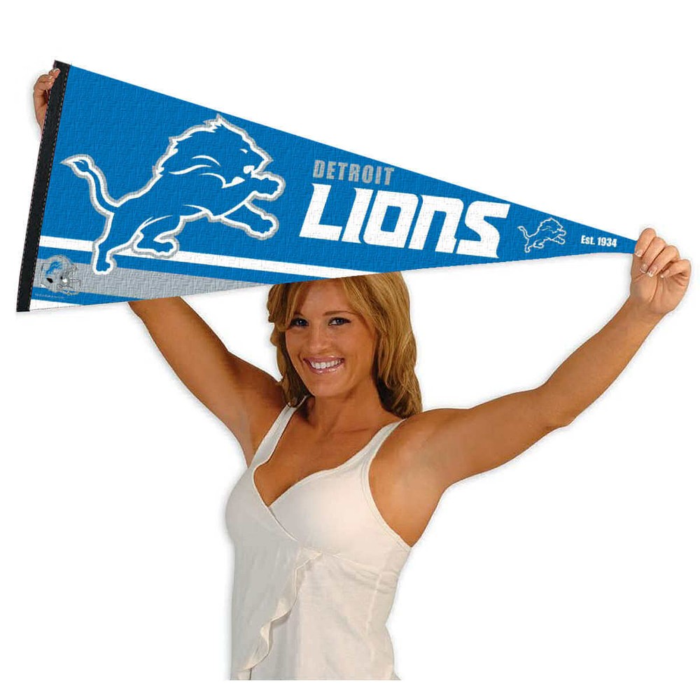 Detroit Lions Pennant Flag