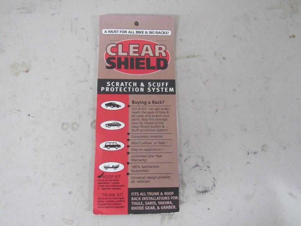 Clear Shield Roof Rack 3m protector Kit 4 Piece
