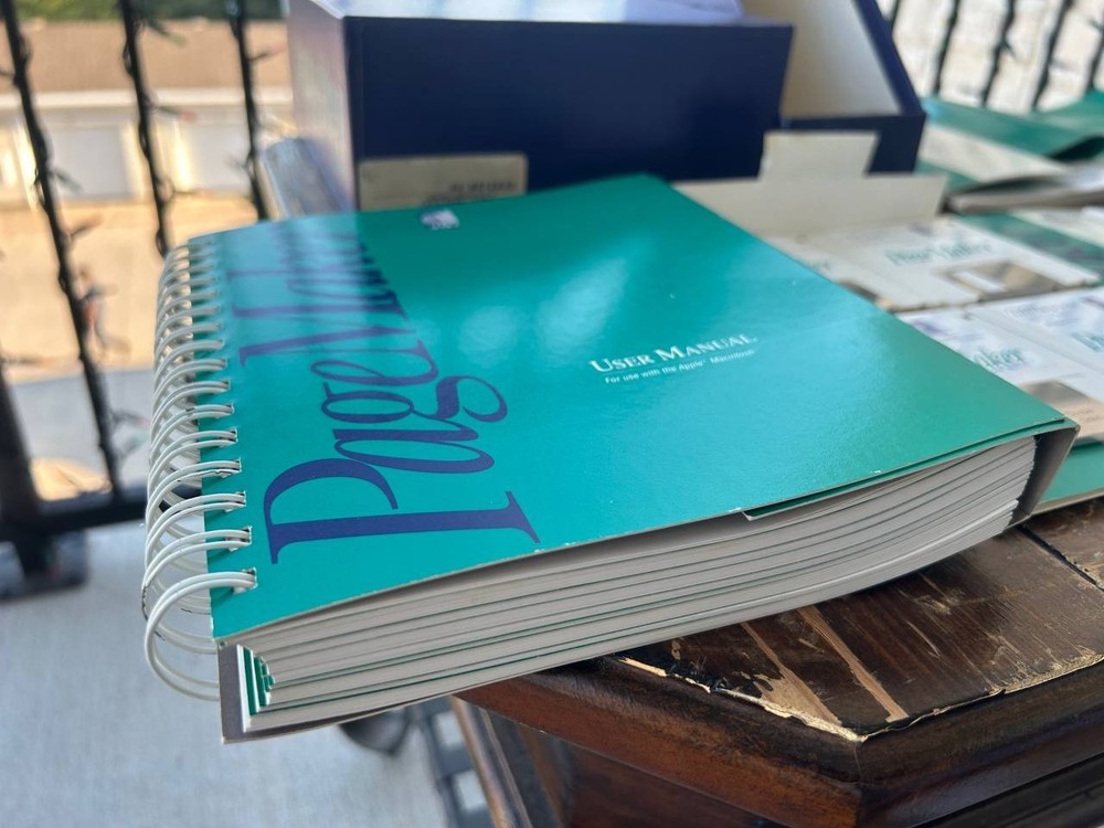 Aldus PageMaker Macintosh Boxed Software Large Disk Lot Manuals