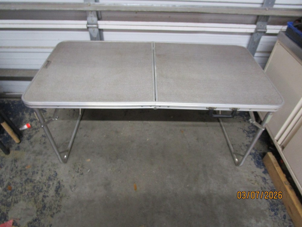 Vintage Coleman Folding Table 48" x 24"