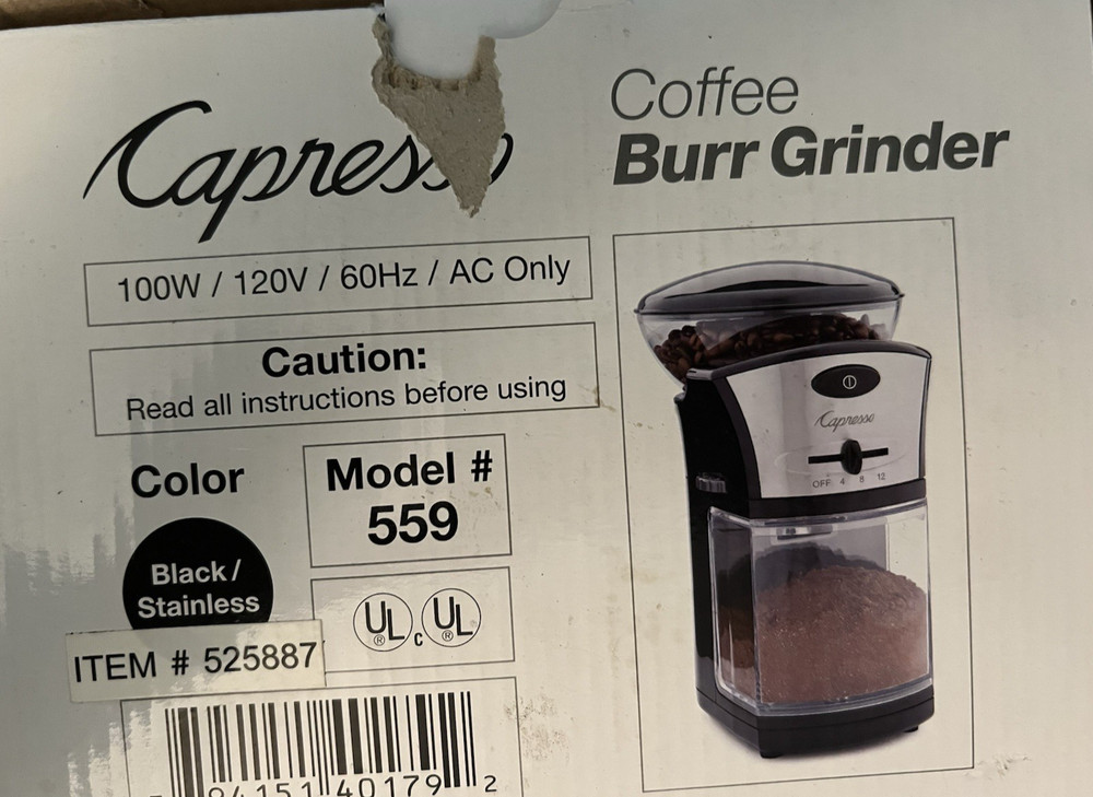 Capresso Coffee Burr Grinder #559