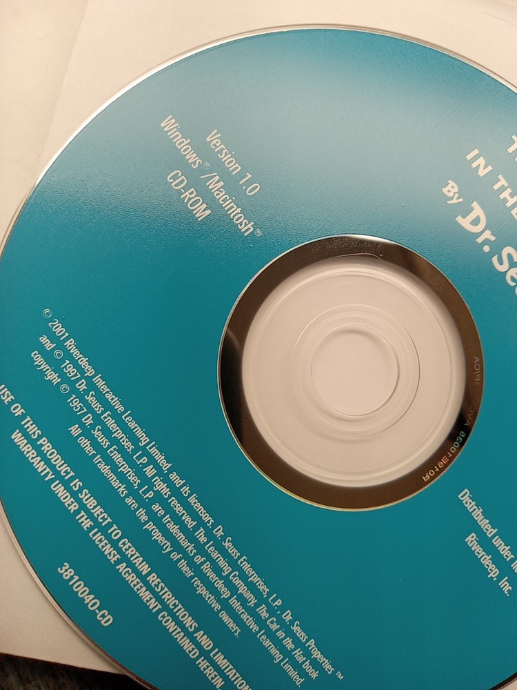 Learning Company - Adventure Workshop - Dr Seuss (PC CD Rom, 3 Disc, 1998)