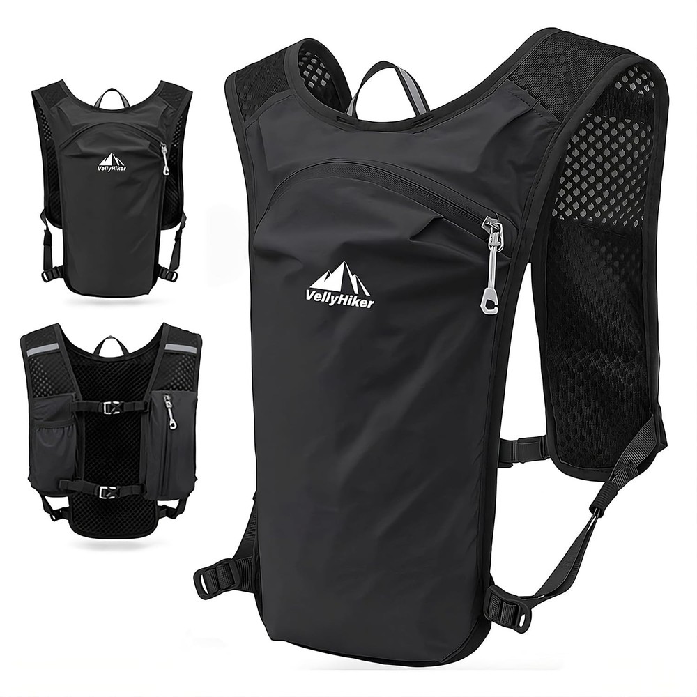 Hydration Pack Lightweight Hydration Running Backpack for Men & Women, 6L Bre...