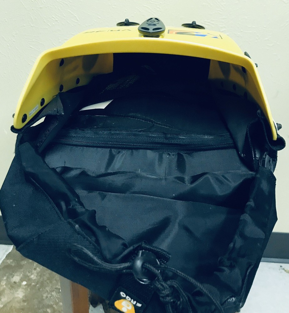ERGO Megalopolis Aero Hardshell Motorcycle Backpack Spine Protector- Yellow