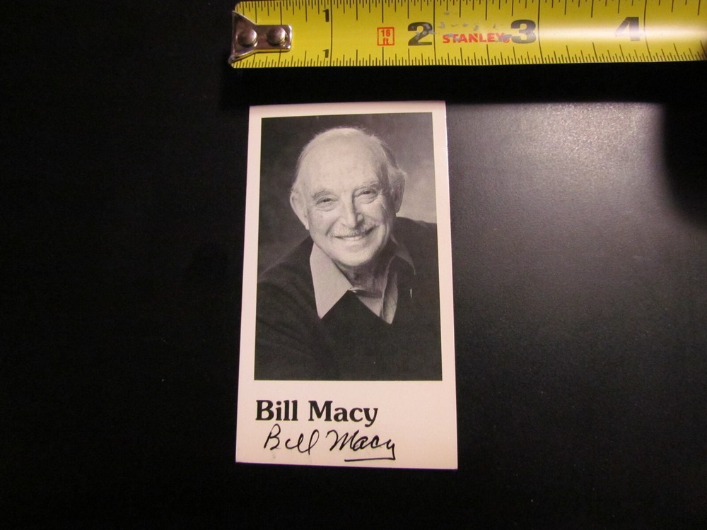 Bill Macy signed Photo 4