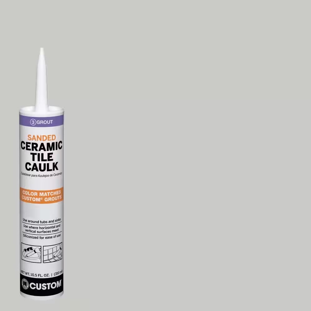 Polyblend #544 10.5 Oz. Rolling Fog Sanded Ceramic Tile Caulk