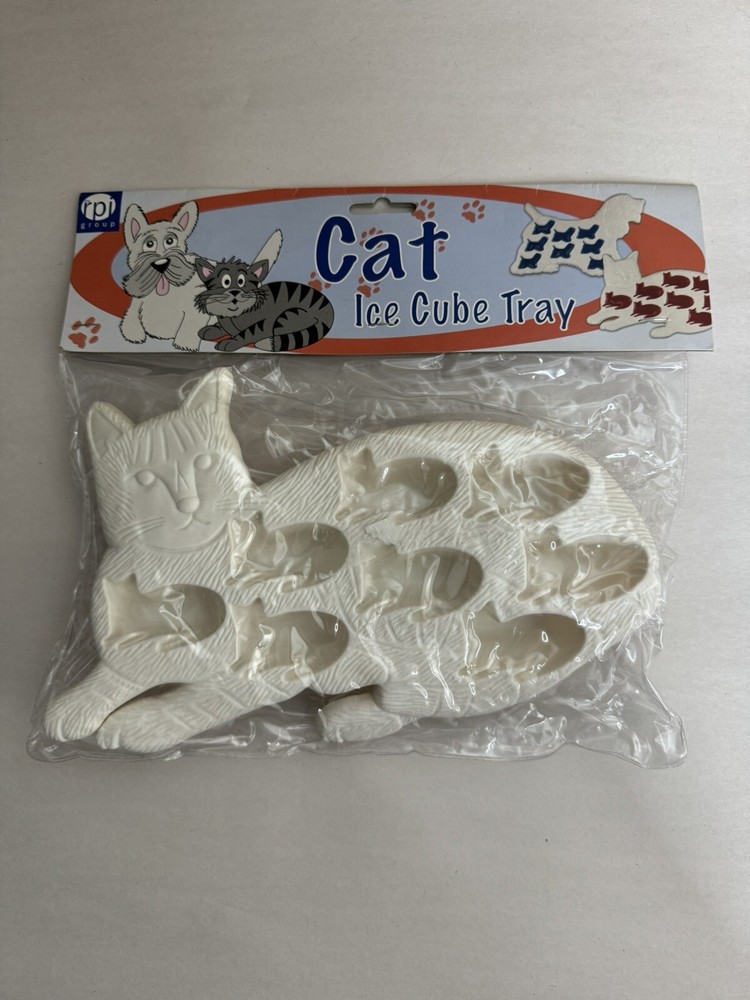 rpi Group Cat Shaped Flexible Silicone Mold Ice Cube Tray