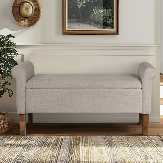 Upholstered Storage Bench