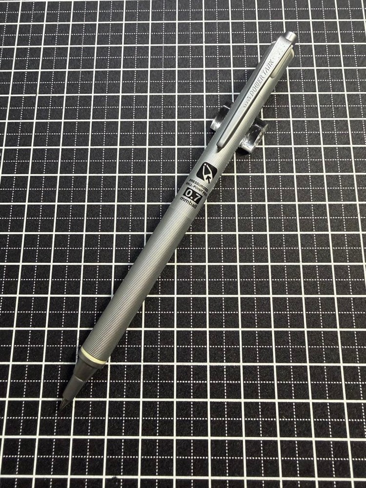 uni POWERTANK SMART Silver Ballpoint Pen