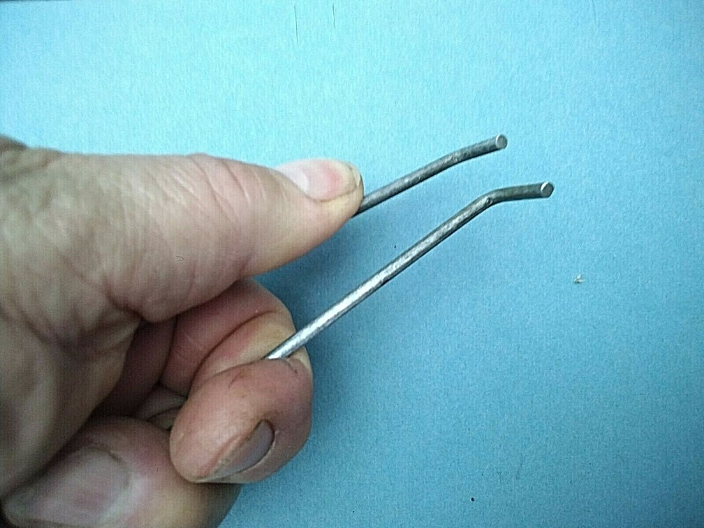 VINTAGE V W split screen hubcap puller spring steel galvanized fits a 3.5mm hole