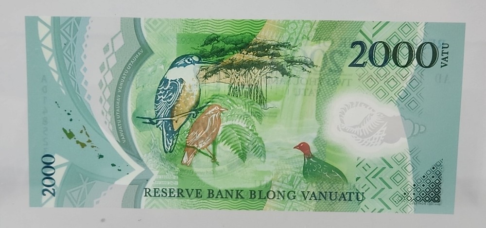 Vanuatu, 2000 Vatu, 2014, POLYMER, Birds
