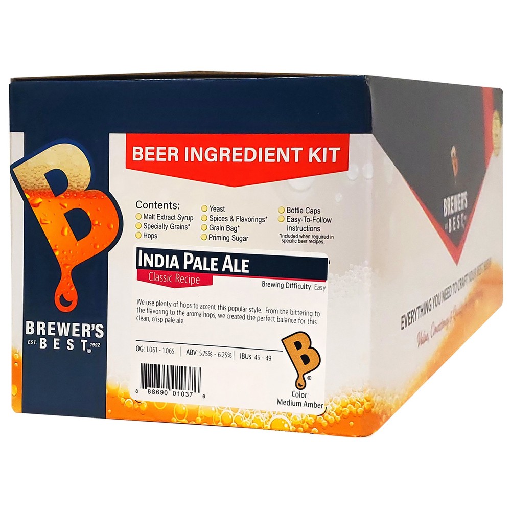 Brewers Best India Pale Ale Ingredient Kit for Home Brew Beer Making
