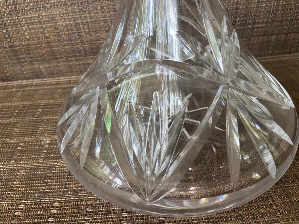 Cut Crystal Ships Decanter 12.25" Lenox ?