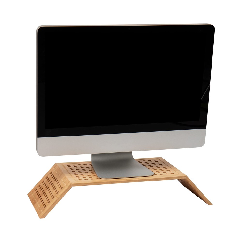 Monitor Stand, Ventilated Laptop Riser, Desktop Organizer, Office, Rayon from...